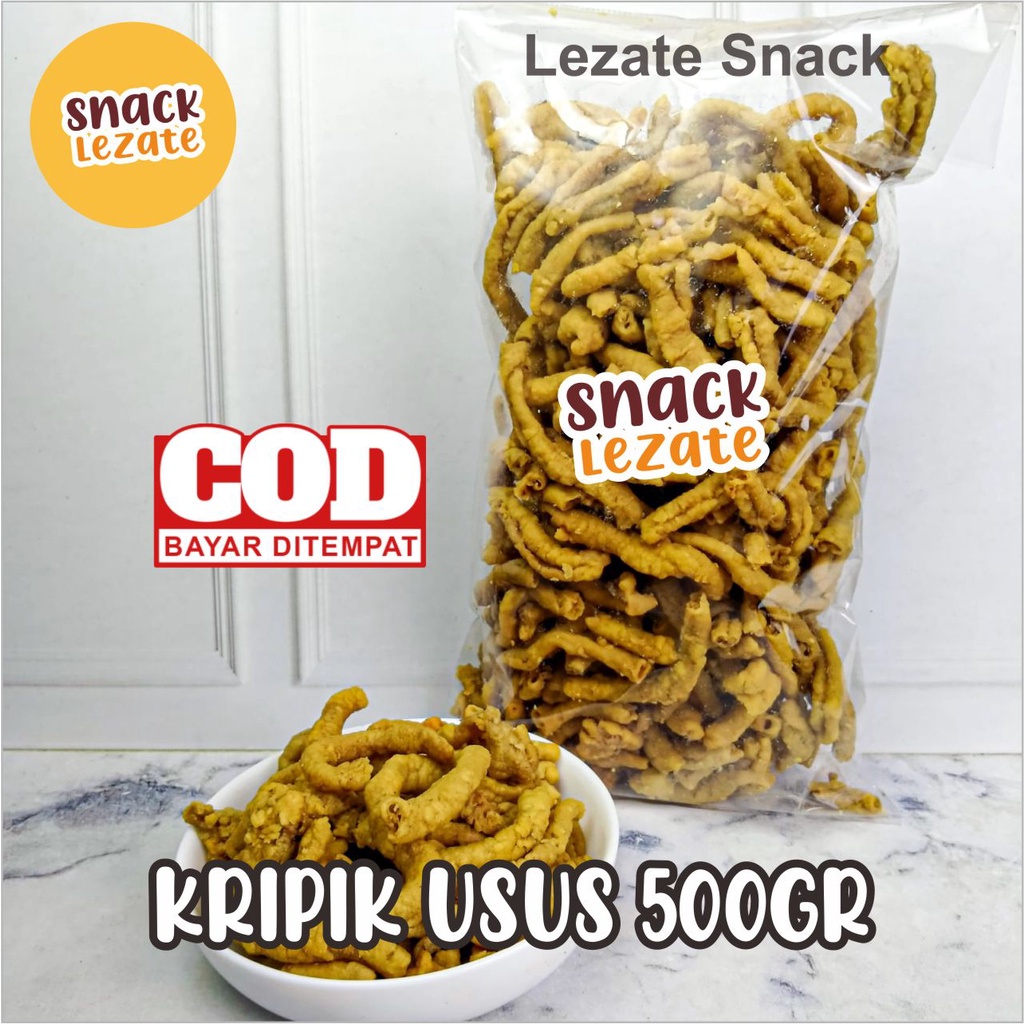 

Kripik Usus Ayam 500gr Murah Renyah Enak Gurih/ Usus Krispi / Keripik Usus Ayam - Lezate Snack