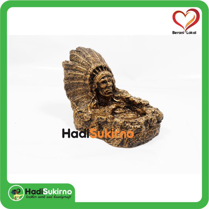 Asbak Rokok Indian Besar Fiberglasss