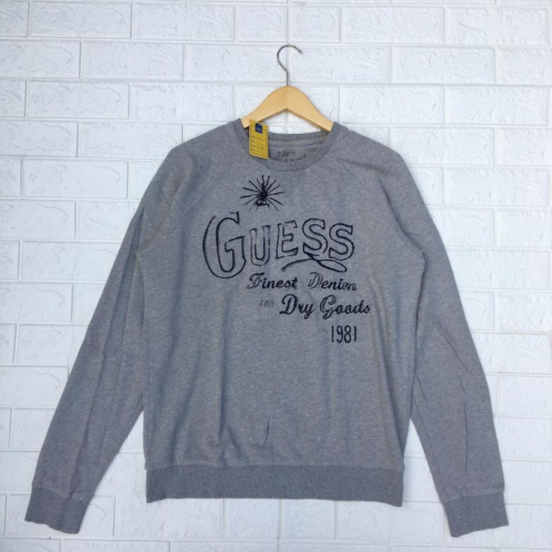 Crewneck Sweater Guess Second Original Murah