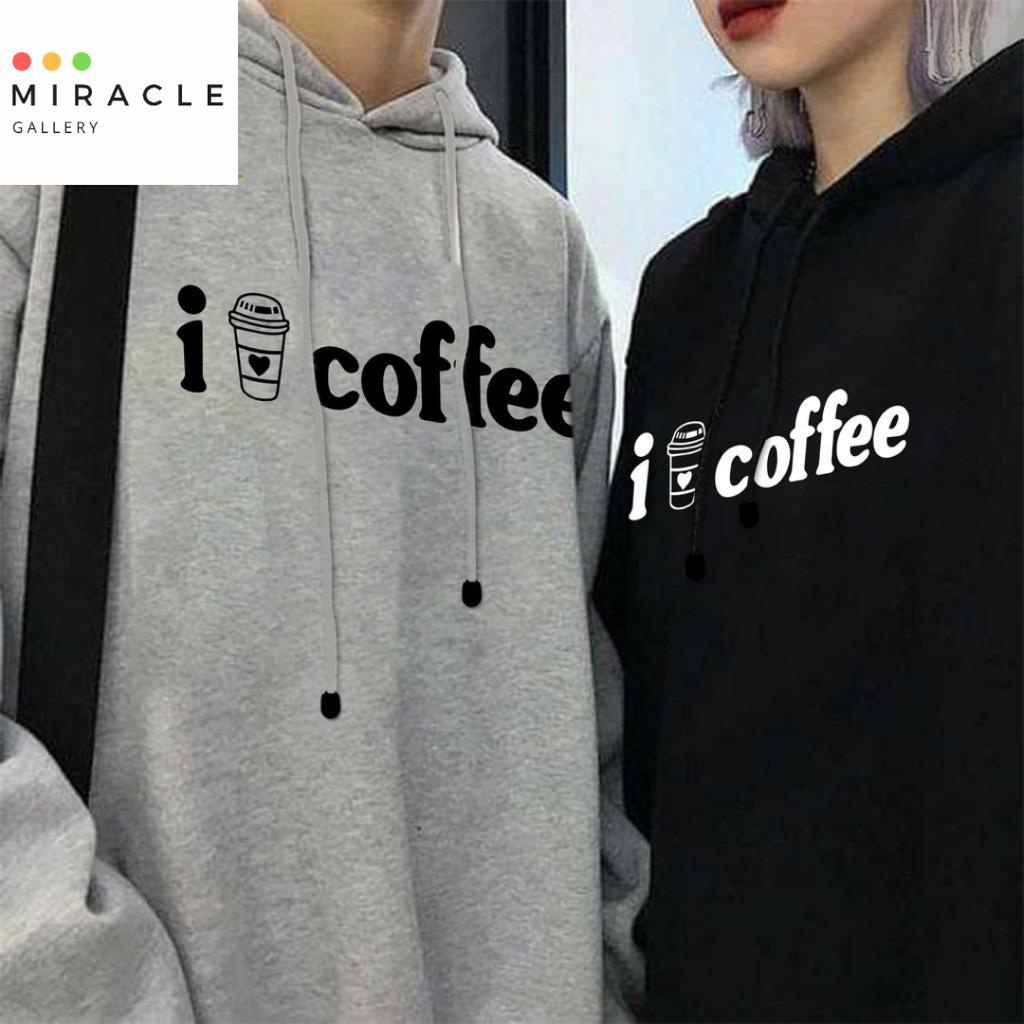 Sweater Hoodie Couple / Jaket pasangan I COFFEE Bahan Fleece Premium