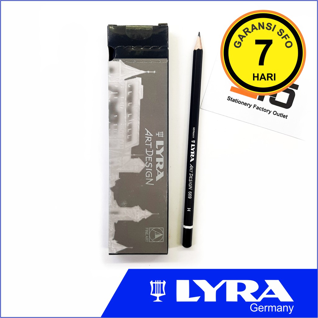 

Pensil Lyra Art Design 669 H - Graphite Pencil H