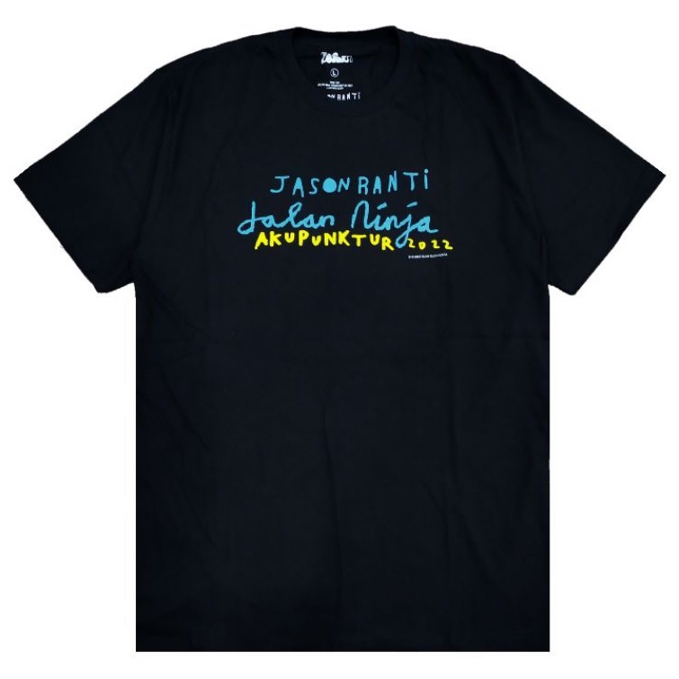 Ready Stock - Tshirt JASON RANTI - JALAN NINJA AKUPUNKTUR