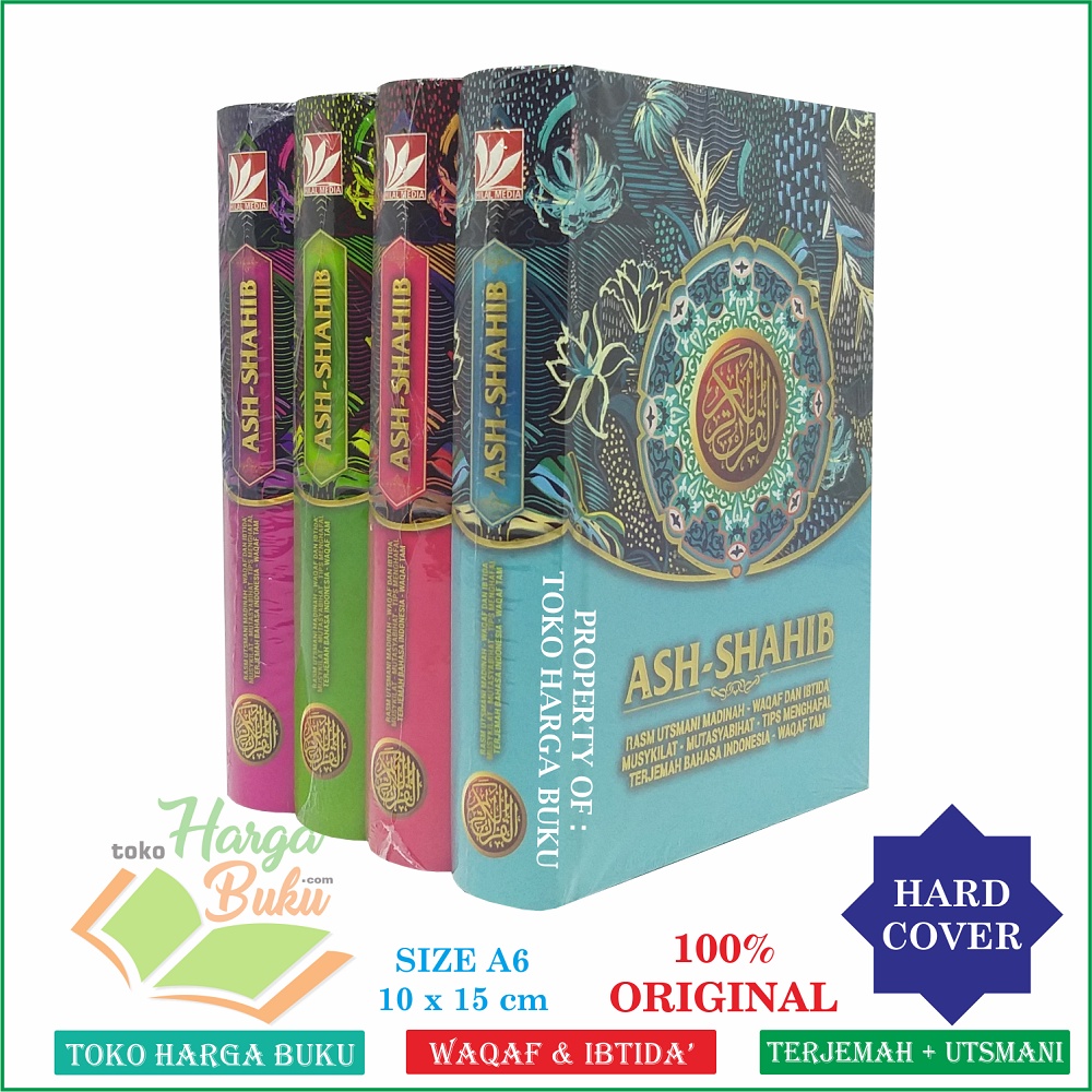 Mushaf Al Quran Ash-Shahib A6 ORI Hard Cover - Mushaf Ash-Shahib Waqaf dan Ibtida