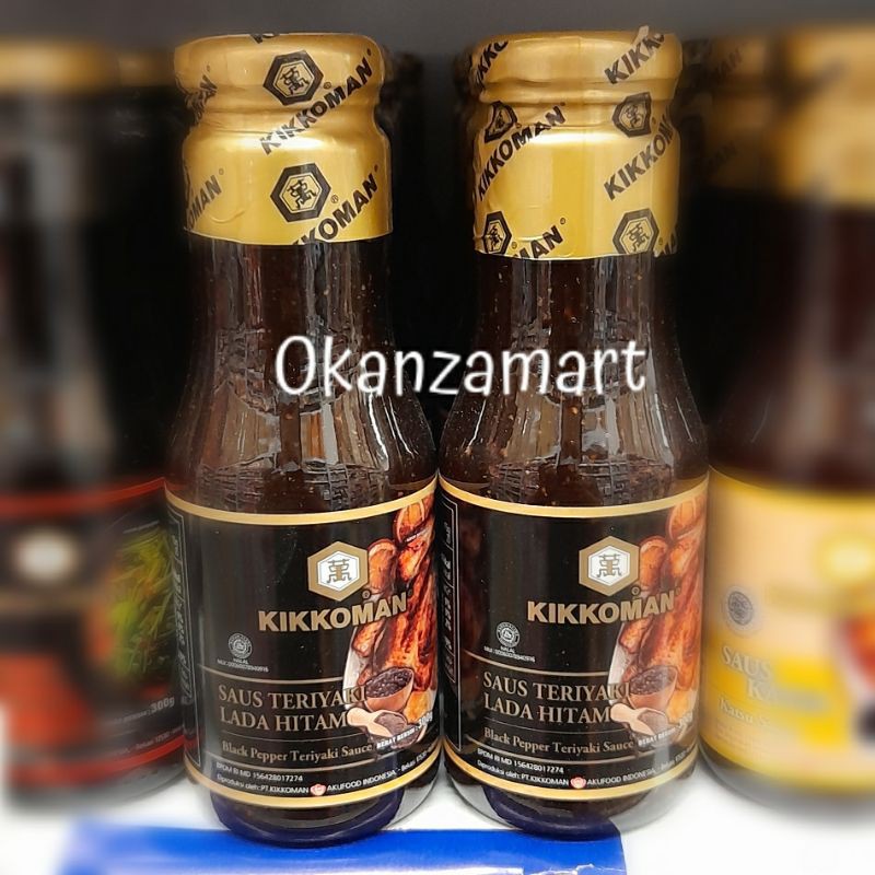 

Kikkoman Saus Teriyaki Lada Hitam 300gr