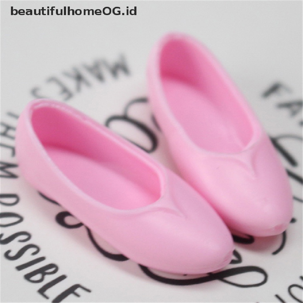 Sepatu Sandal Hak Datar Untuk Boneka Barbie BJD