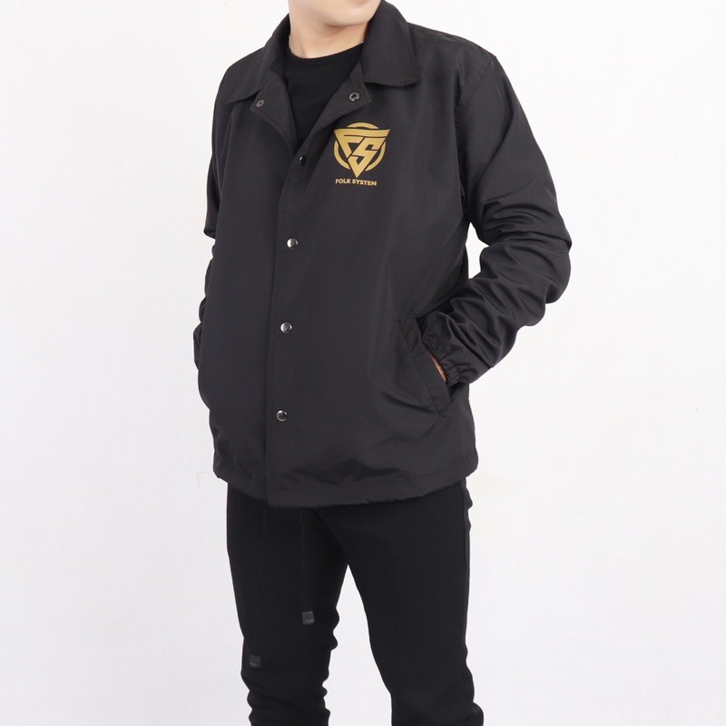 Jaket Coach Windbreaker Parasut Folksystem orginal