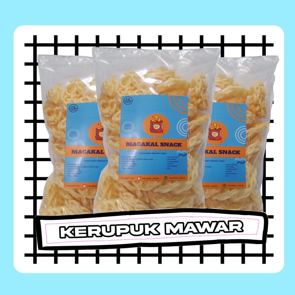 

Kerupuk Mawar Oren 250 gram