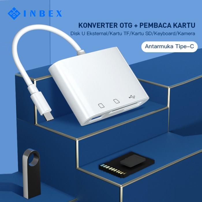 INBEX phone OTG card reader Type-C 3 in 1 SD Card Reader+USB U disk Best Seller
