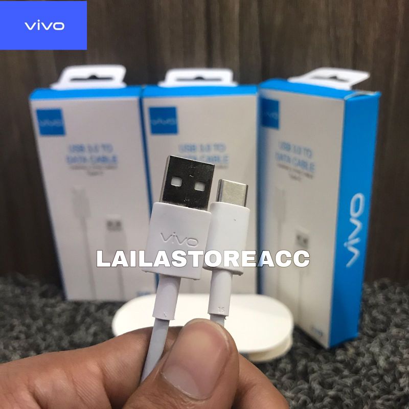 (TYPE C) Original Kabel Data Vivo Type C Fast Charger Vivo Y30/Y50/V20/Y21S/
