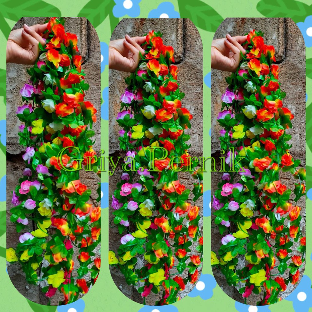 Bunga Rambat Plastik Tanaman Artificial