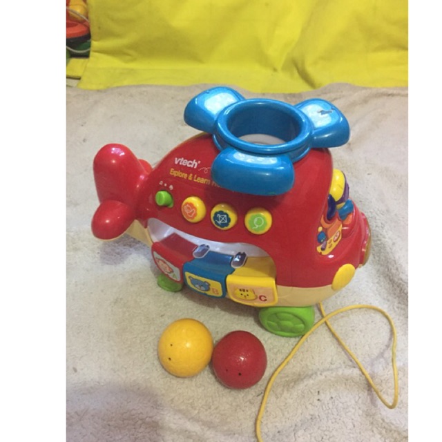 Vtech baby learn and short helicopter