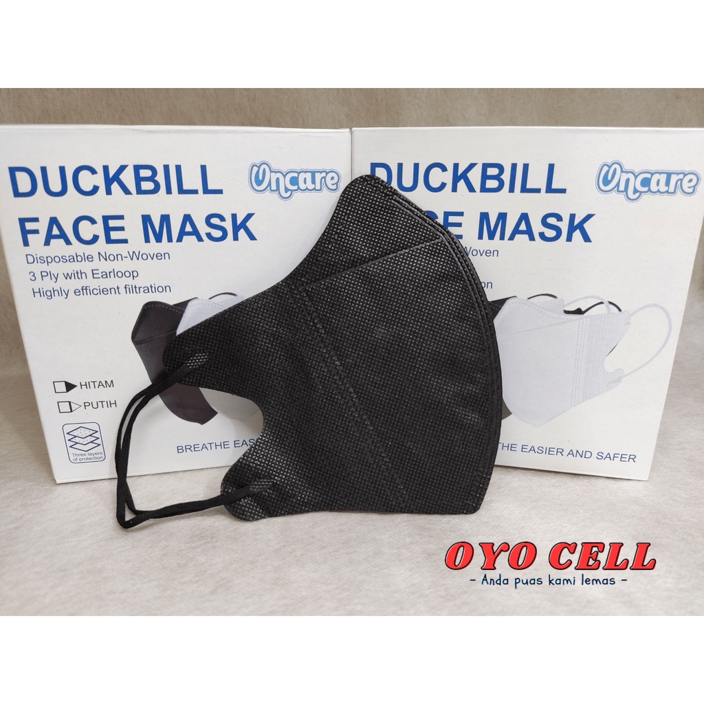 Masker duckbill garis hidung satuan