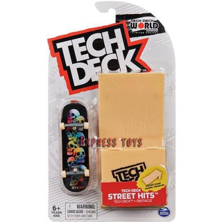 Tech Deck World Edition Street Hits Skateboard And Obstacle Shopee Indonesia
