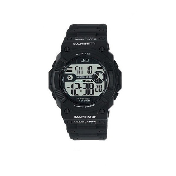 SALE Jam Tangan Remaja Pria Casual Sporty Rubber Digital Original Q&amp;Q QNQ QQ M140 M140J Series