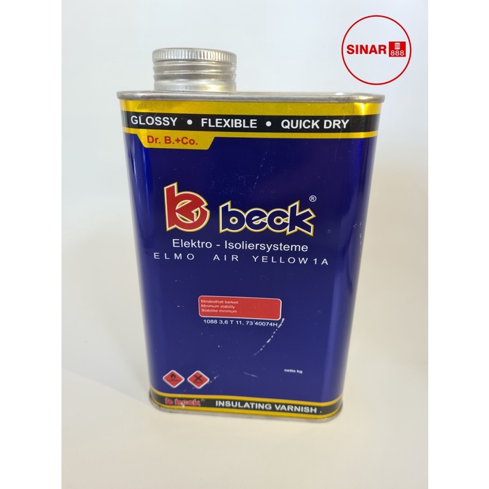 Varnish Varnis Beck Kecil Sirlak Insulation Kawat Tembaga Email