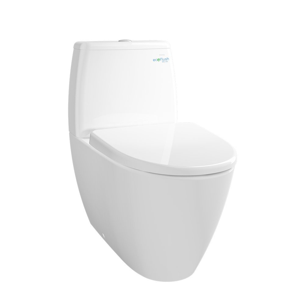 TOTO-KLOSET DUDUK/MONOBLOK TOTO CW 635 PJ PUTIH P-TRAP INSTALATION