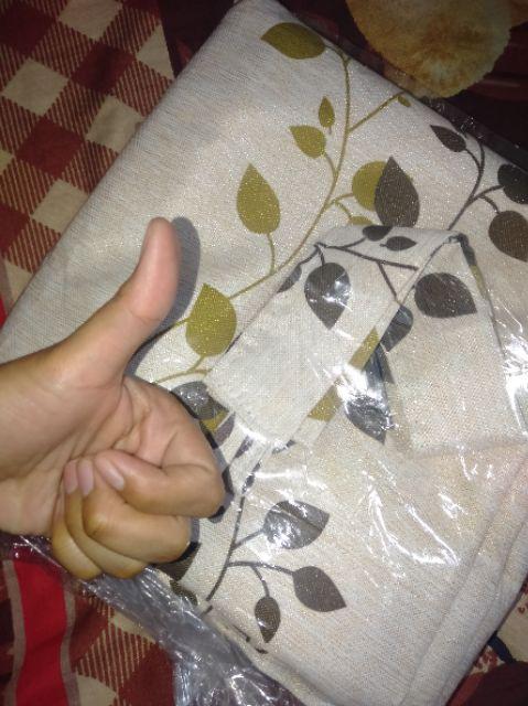 Gorden Blackout Blazer Surawung Hijou Besar Smokring 12 Lubang 6 Gelembung Pintu, Jendela