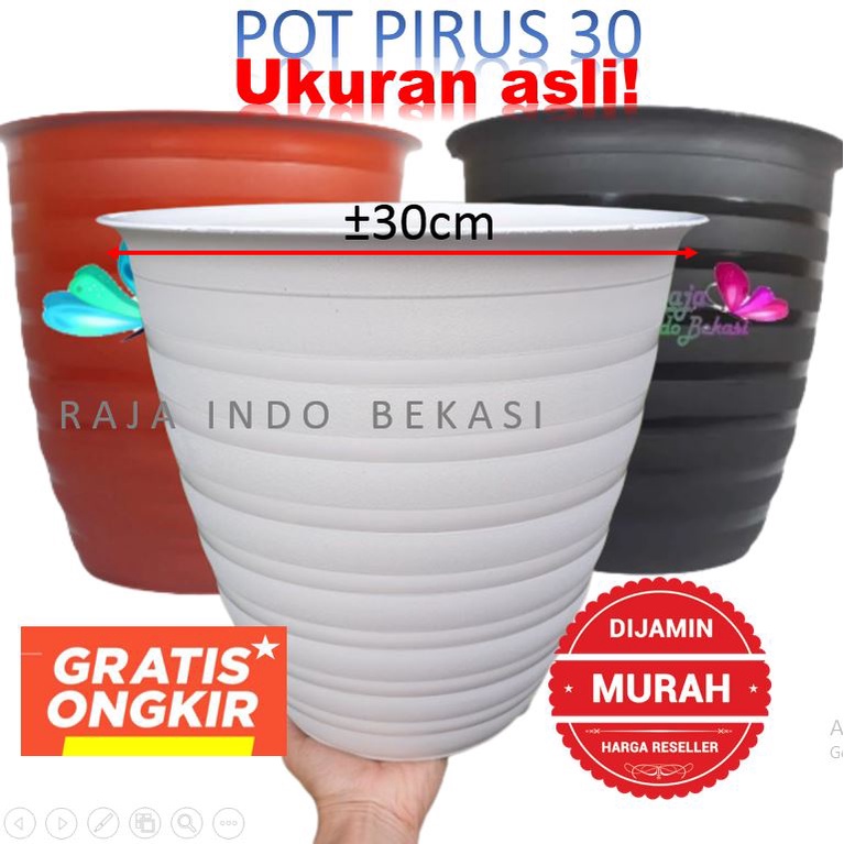 Pot Bunga Pirus 30 Putih Hitam Hijau Coklat Pot Tawon Pirus Tirus 30 27 25 Pot Tawon Ulir Madu Mdn Pot Ruby Tawon 30 Tirus Pirus 30 cm 30cm Pot Bunga Ukuran Besar - POT TAWON 30 - POT TAWON BESAR