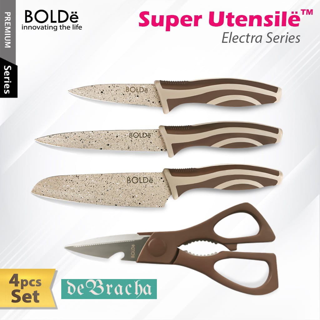 Pisau Bolde Pisau Set  Electra Series Pisau Dapur Set ORIGINAL