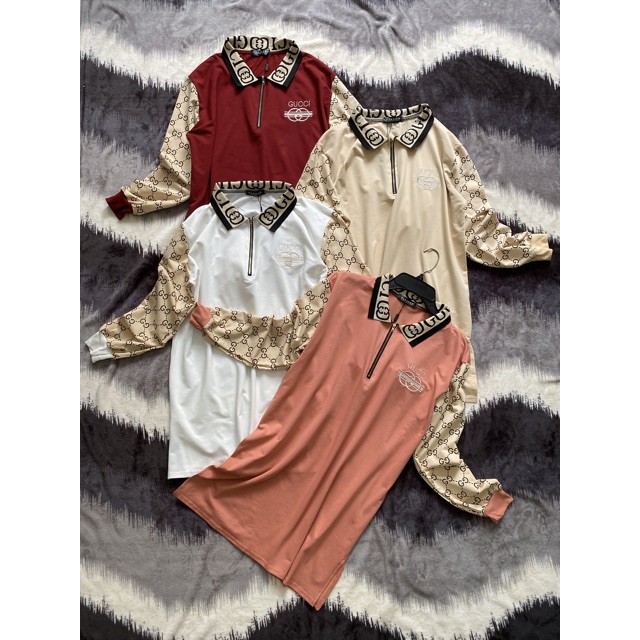 BAJU KAOS WANITA IMPORT BORDIR DAN SABLON LV SERI - KK