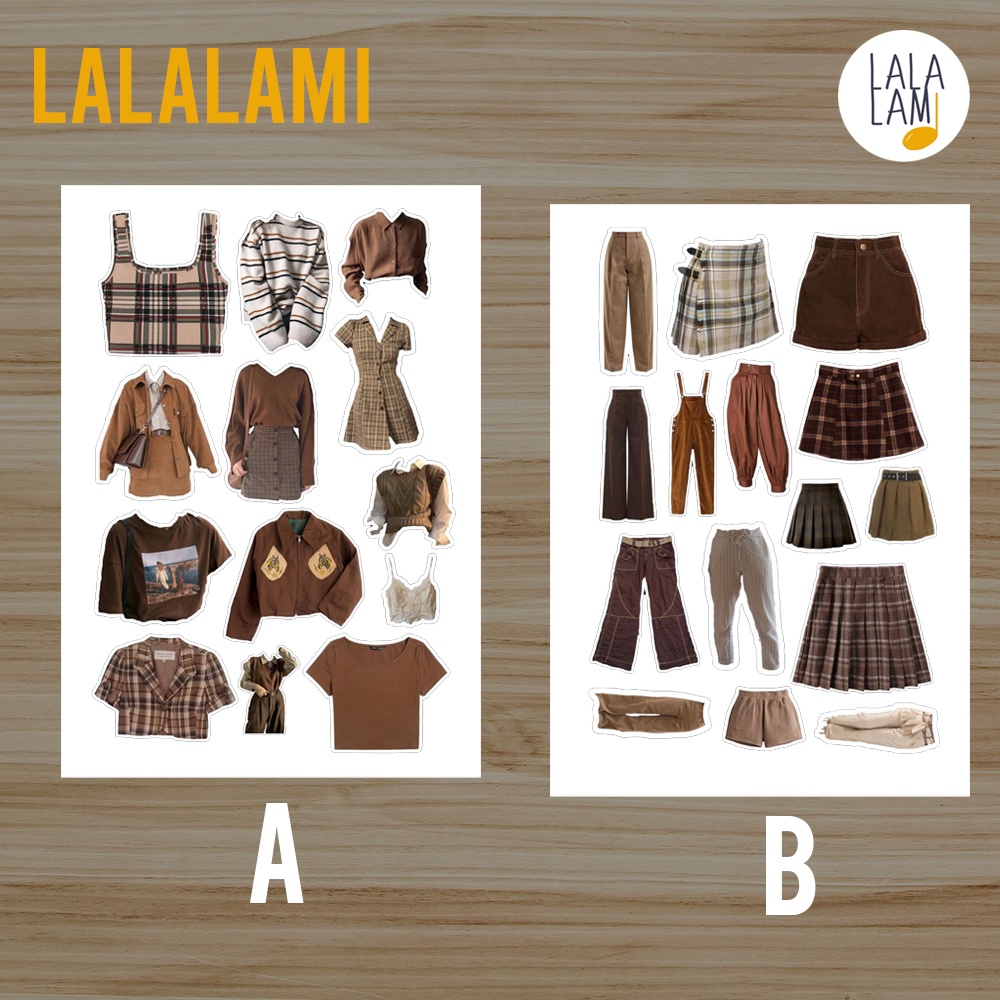 

Sticker Aesthetic, Sticker Jurnal, Sticker Glossy, Sticker Outfit 01
