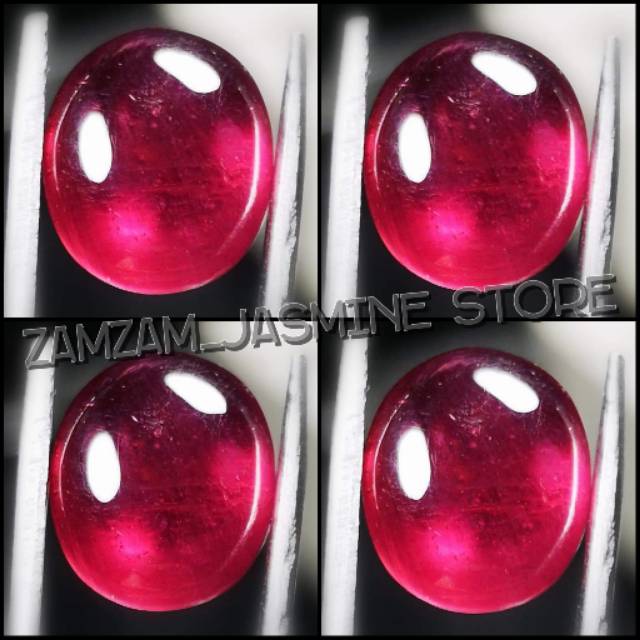 PROMO NATURAL RED RUBY OVAL MADAGASCAR HQ