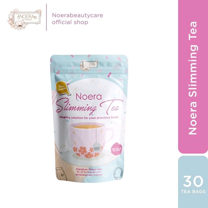 NOERA SLIMMING TEA - TEA PELANGSING HERBAL TUBUH TEH DIET PELUNTUR LEMAK, TEH DETOX, BEAUTY TEA