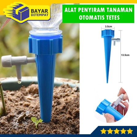 Alat Penyiram Siram Air Tanaman Tetes Irigasi Otomatis Ujung Botol Peralatan Berkebun [AGR02]