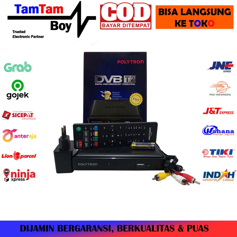 Set Top Box TV Digital STB Polytron PDV-620 T2 DVB-T2 DVBT2 UHF SNI