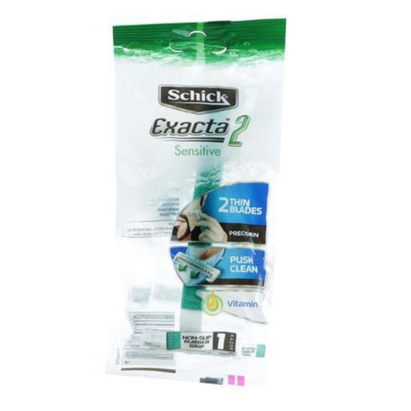 Schick Exacta Sensitive Hijau Isi 1