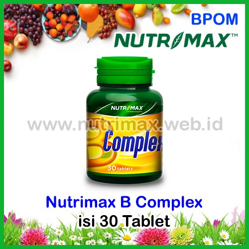 Jual Nutrimax B Complex Kompleks Vitamin Untuk Kesehatan Saraf Syaraf