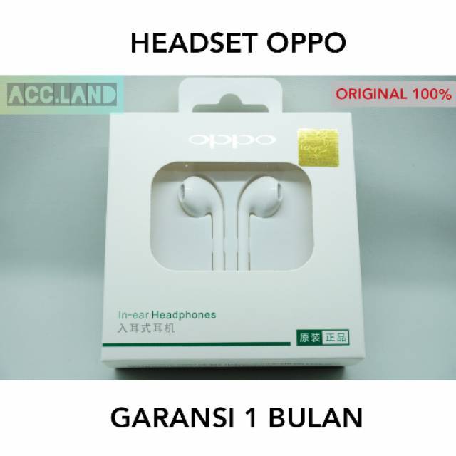 Headset OPPO / Earphone Oppo F3 plus F3 F1 plus F5 F7 A81 A71