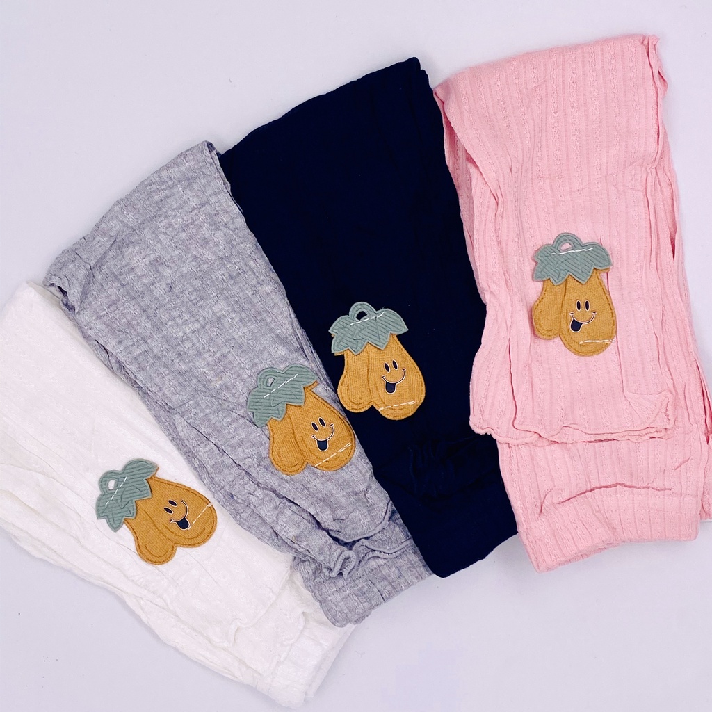 【Happy Baby】0-4Tahun celana legging anak perempuan Style 7/8 ( Syyle Gantung ) rajut Motif sesuai STOCK/RANDOM CK04