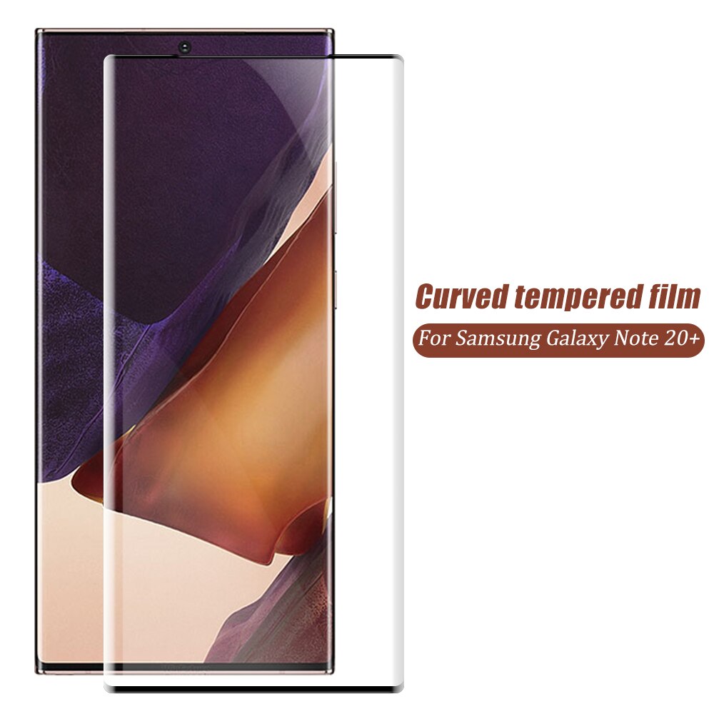 9D Full Cover Tempered Glass Film For Samsung Galaxy Note 20 Ultra Note 20 S20 Plus A02S A12 HD Glass Screen Protector