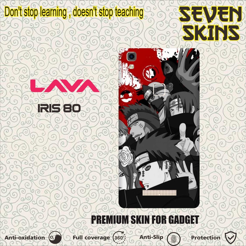 SKIN HANDPHONE  LAVA IRIS 80 NARUTO