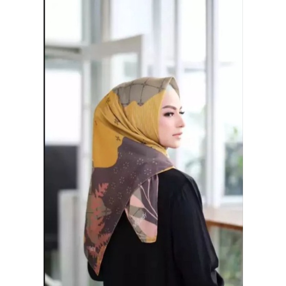 HIJAB SEGI EMPAT MY LADY MOTIF HELEN  SUPER PREMIUM