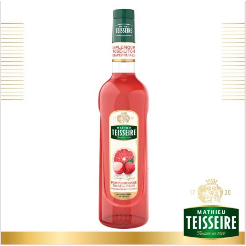 

Sirup Teisseire rasa Pink Grapefruit Lychee 700ml France's No.1 Syrup