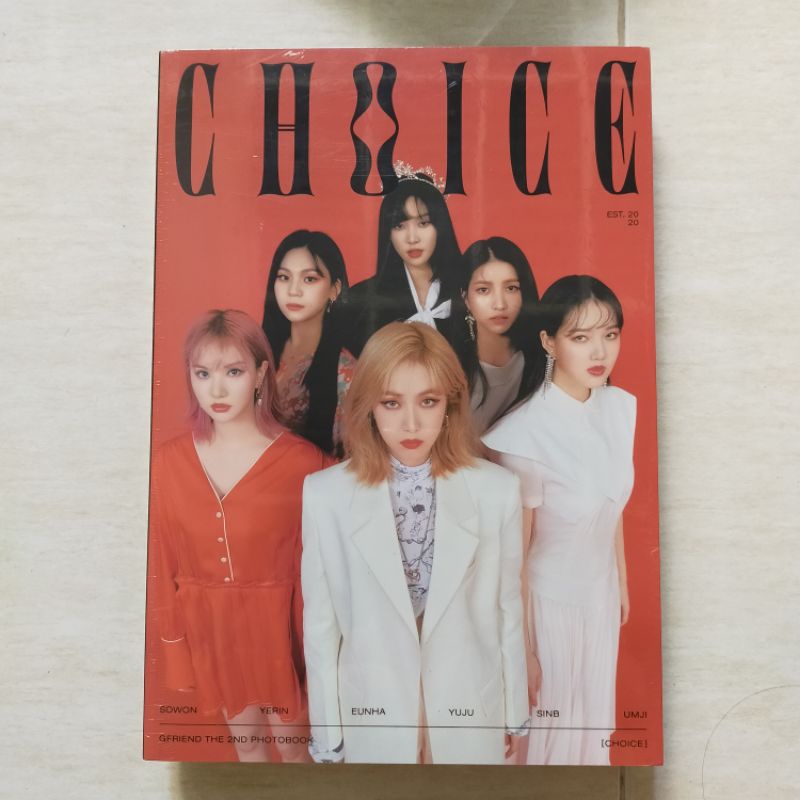 (READY STOCK , BISA NEGO) GFRIEND CHOICE THE 2ND PHOTOBOOK - SEALED ALBUM
