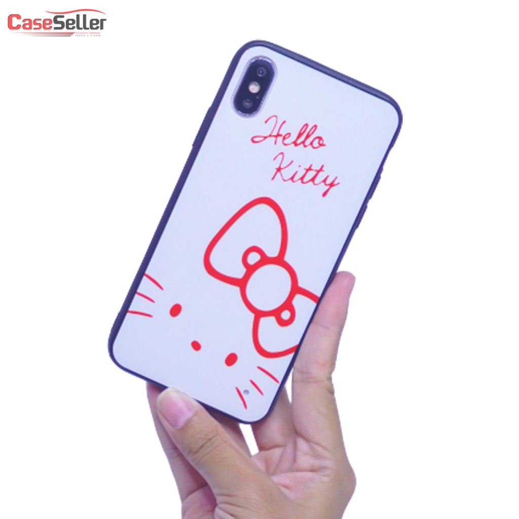 CaseSeller - SAMSUNG J1 Ace / J6 2018 / J7 Core / J7+  TPU Glass Design Case + Holder