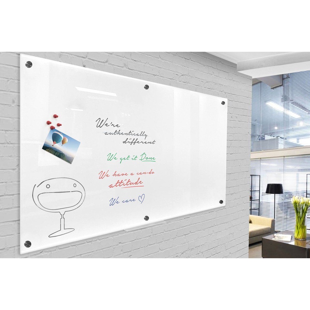 

Papan Tulis White Board Acrylic Dry Erase - Milky White