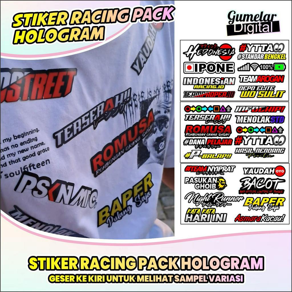 STIKER PRINT CUT STIKER MOTOR STIKER RACING MOTOR STANDAR KONTEN KECE