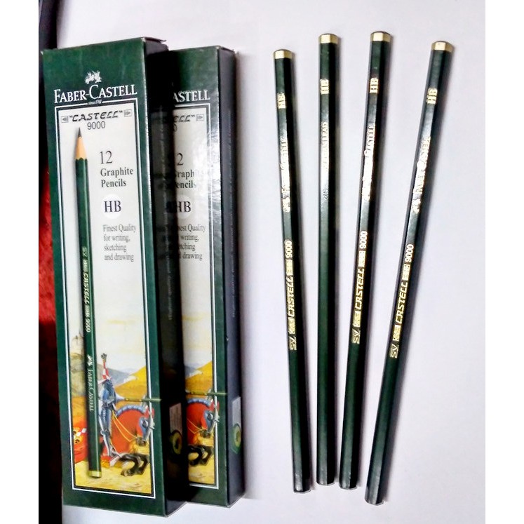 

Faber-Castell Pencil Castell 9000-HB ( 117100 ) - 12 pcs