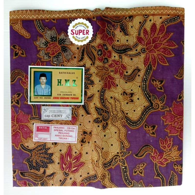 Kain Jarik Batik Tulis HMZ Primisima/Kain Batu Halus/Kain Panjang