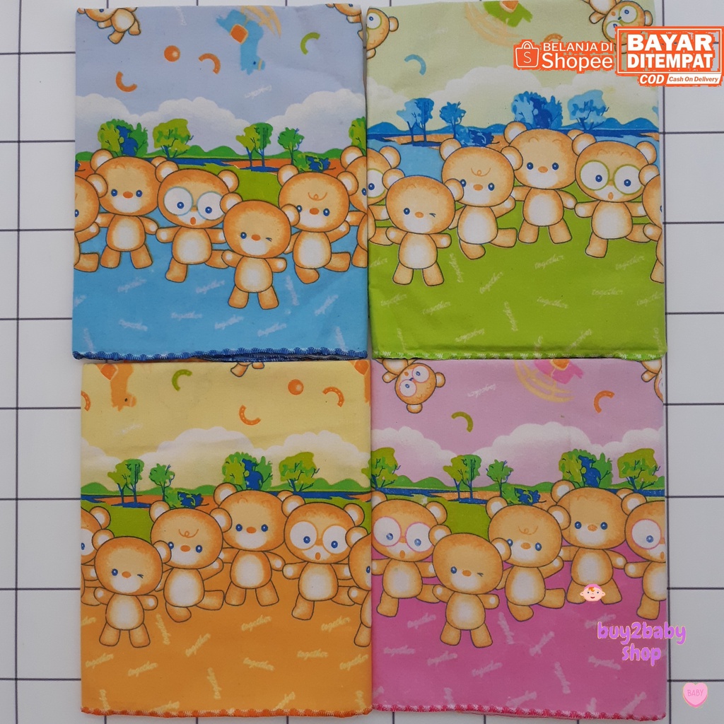 Bedong bayi full sablon motif Rene ukuran Jumbo isi 3-6 PCS