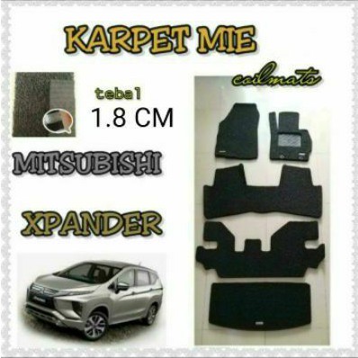 karpet mobil xpander / karpet mie mobil xpander / karpet mie tebal 1.8 cm
