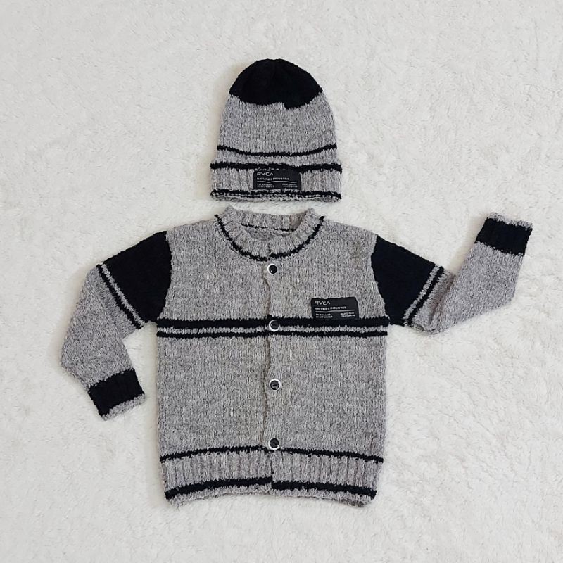 sweater rajut anak laki-laki/anak perempuan/0-2 thn