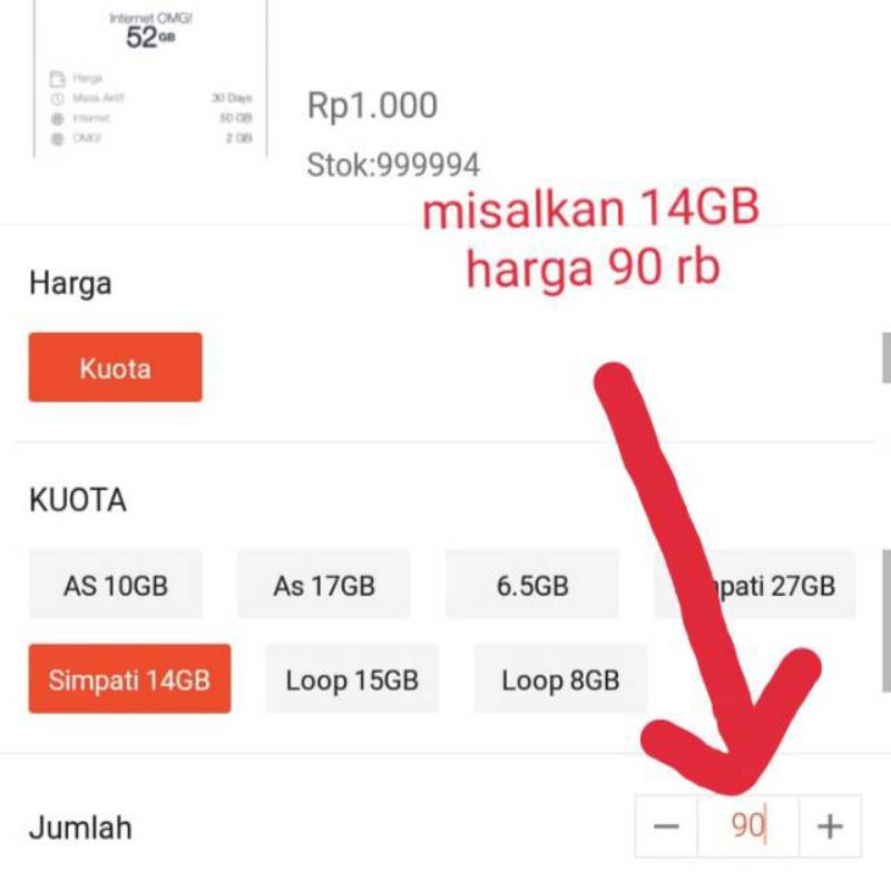 (LANGSUNG MASUK) PROMO KUOTA TELKOMSEL SIMPATI AS LOOP MURAH 62GB/32GB/17GB/8GB/5GB/20GB/12GB/42GB