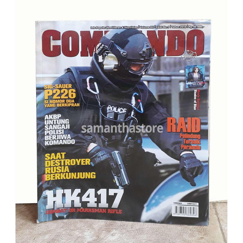 Majalah Commando Volume XII Edisi No. 1 Tahun 2016