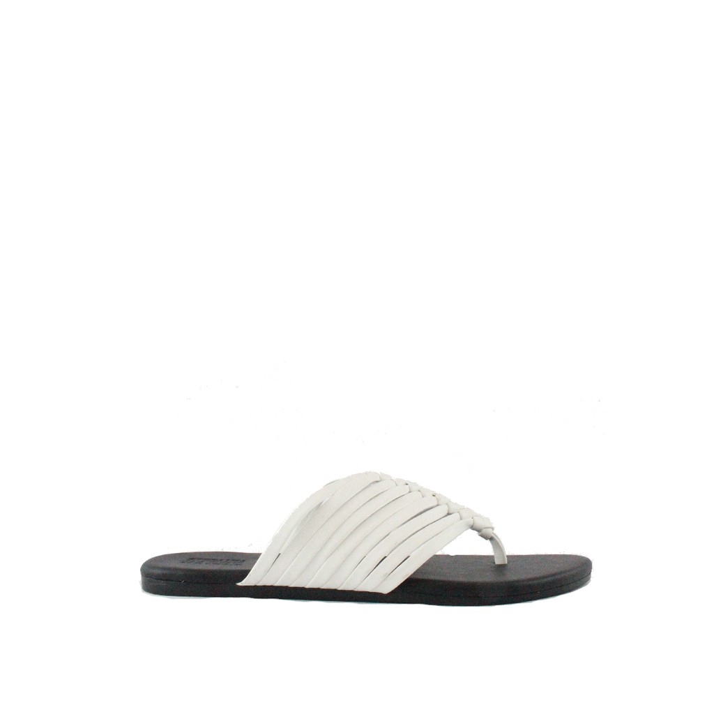 Stefania Baldo Kelly Sandal White