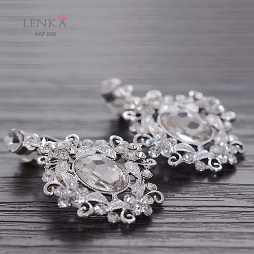 [STOK TERBATAS] BRIDAL EARRINGS AKSESORIS PENGANTIN PESTA WANITA ANTING AAP008